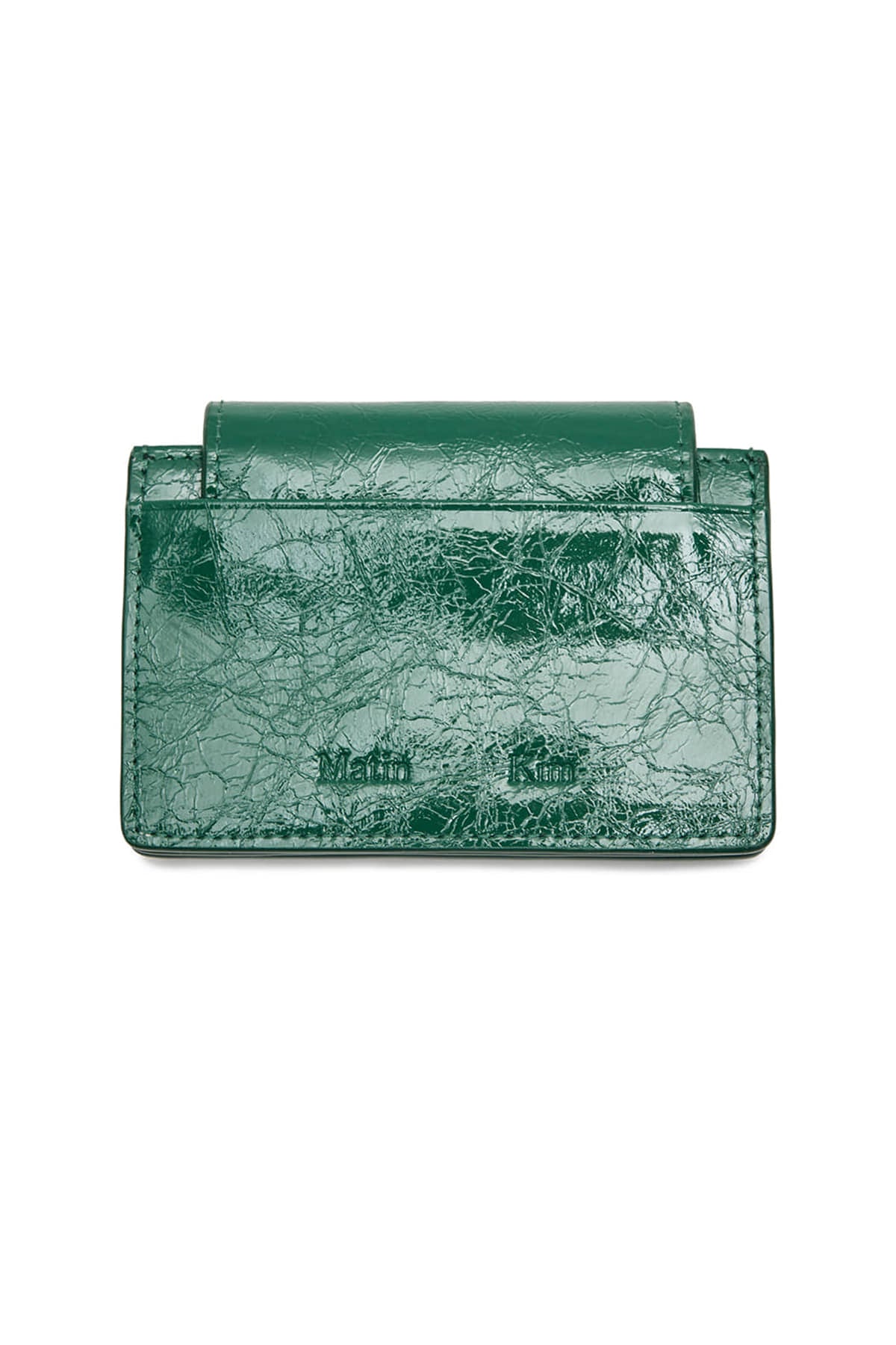 Matin Kim Glazed Accordion Wallet in Green 綠色 細節圖 1