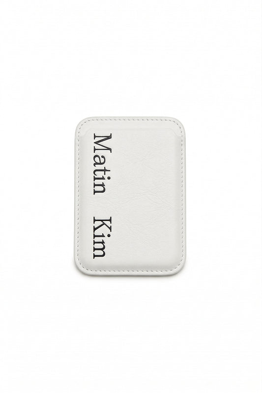 Matin Kim Matin Magnetic Card Wallet in Ivory 象牙白 卡片銀包 韓國代購 香港