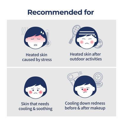 [夏日曬後·泛紅即時救回] Numbuzin No.4 Icy Soothing Sheet Mask 4號SOS急救降溫面膜 25ml×4片 細節圖 5