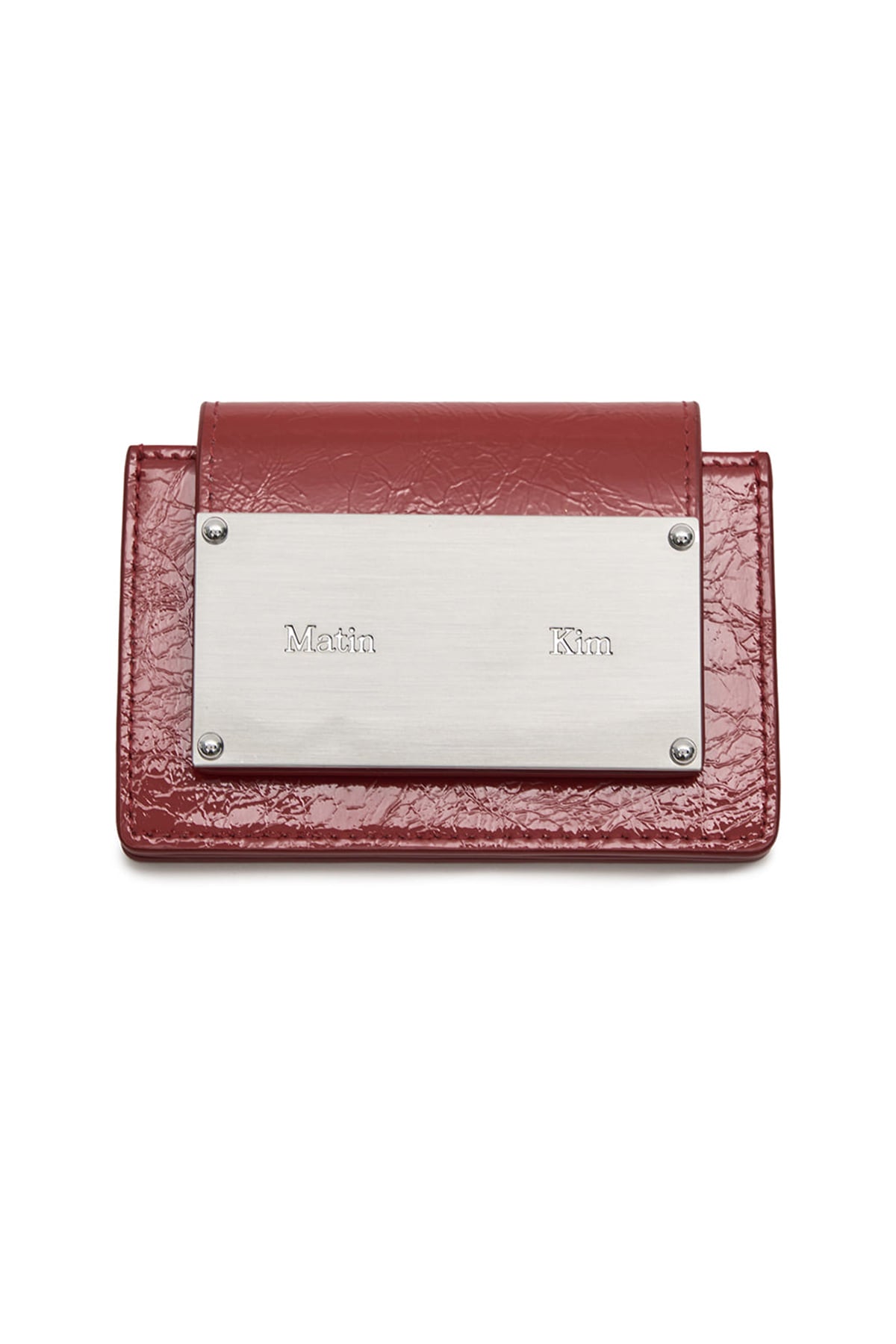 Matin Kim Glazed Accordion Wallet in Red 紅色 風琴銀包 韓國代購 香港