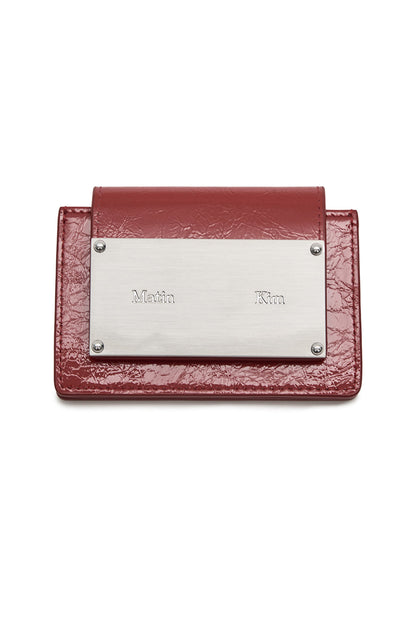 Matin Kim Glazed Accordion Wallet in Red 紅色 風琴銀包 韓國代購 香港