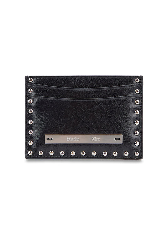Matin Kim Western Stud Card Wallet in Black 黑色 卡片銀包 韓國代購 香港