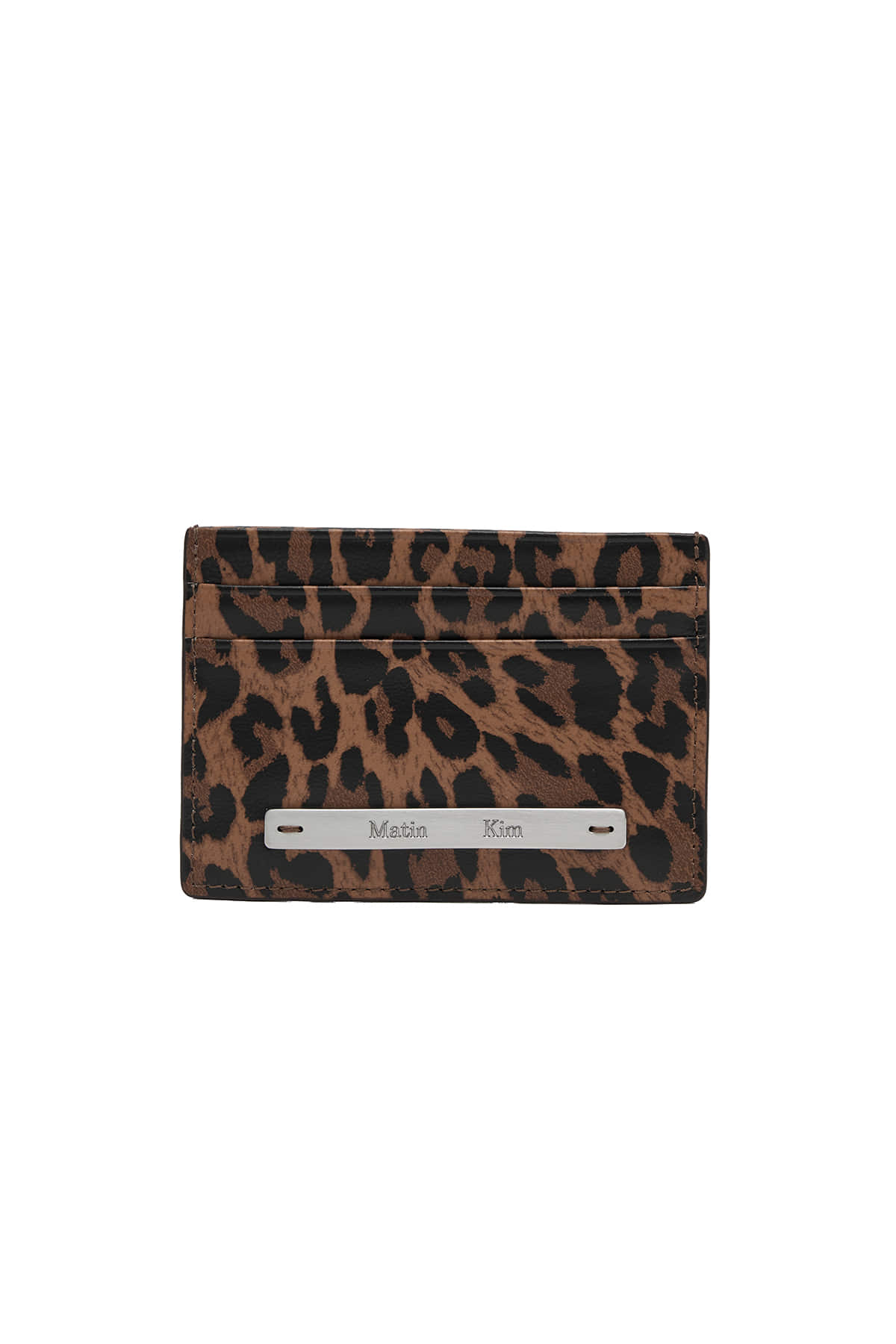 Matin Kim Leopard Vintage Card Wallet in Brown 啡色 細節圖 1