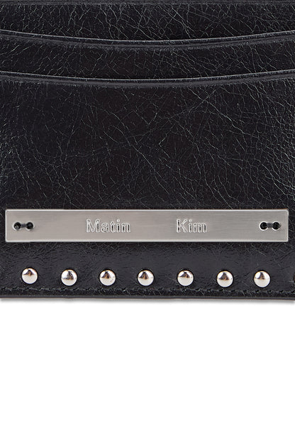 Matin Kim Western Stud Card Wallet in Black 黑色 細節圖 3