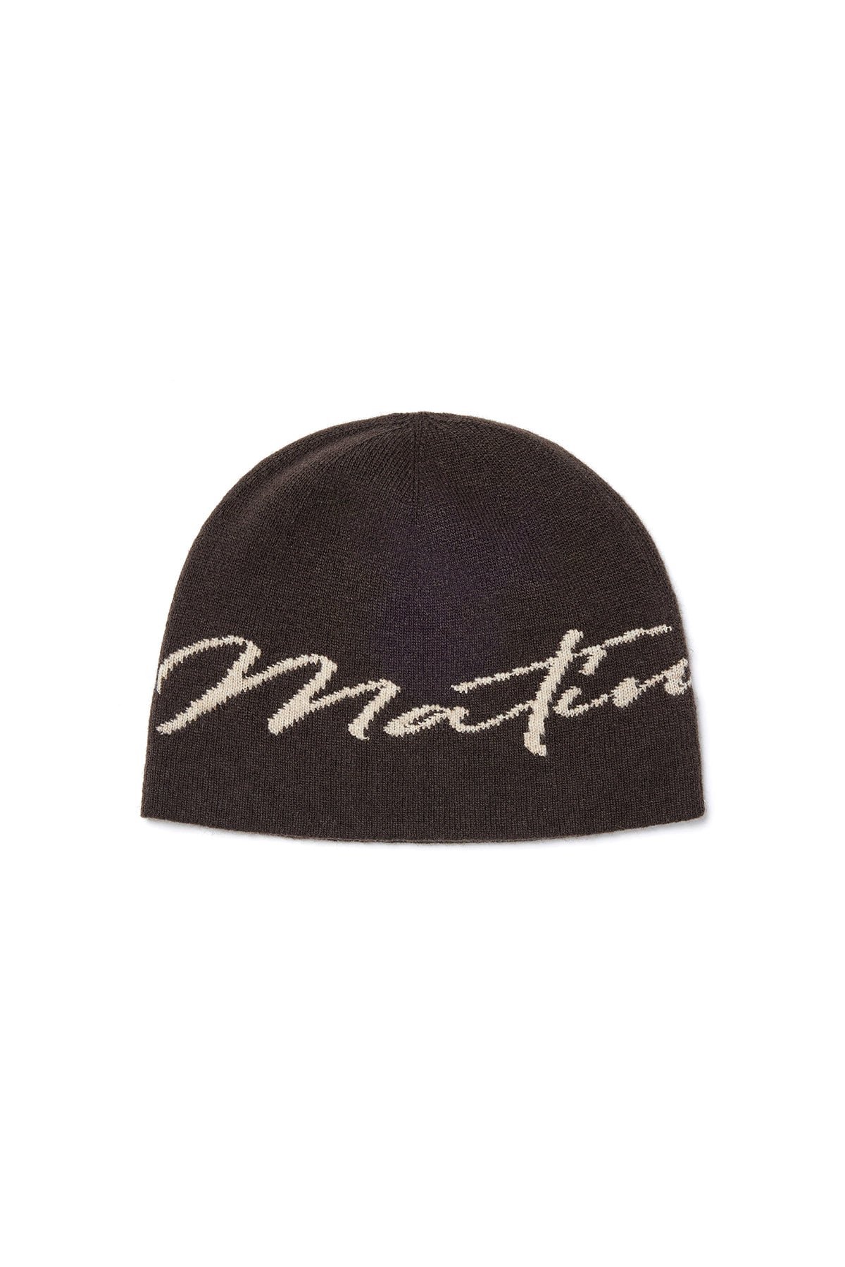 Matin Kim Matin Logo Script Beanie in Brown 啡色 冷帽 韓國代購 香港