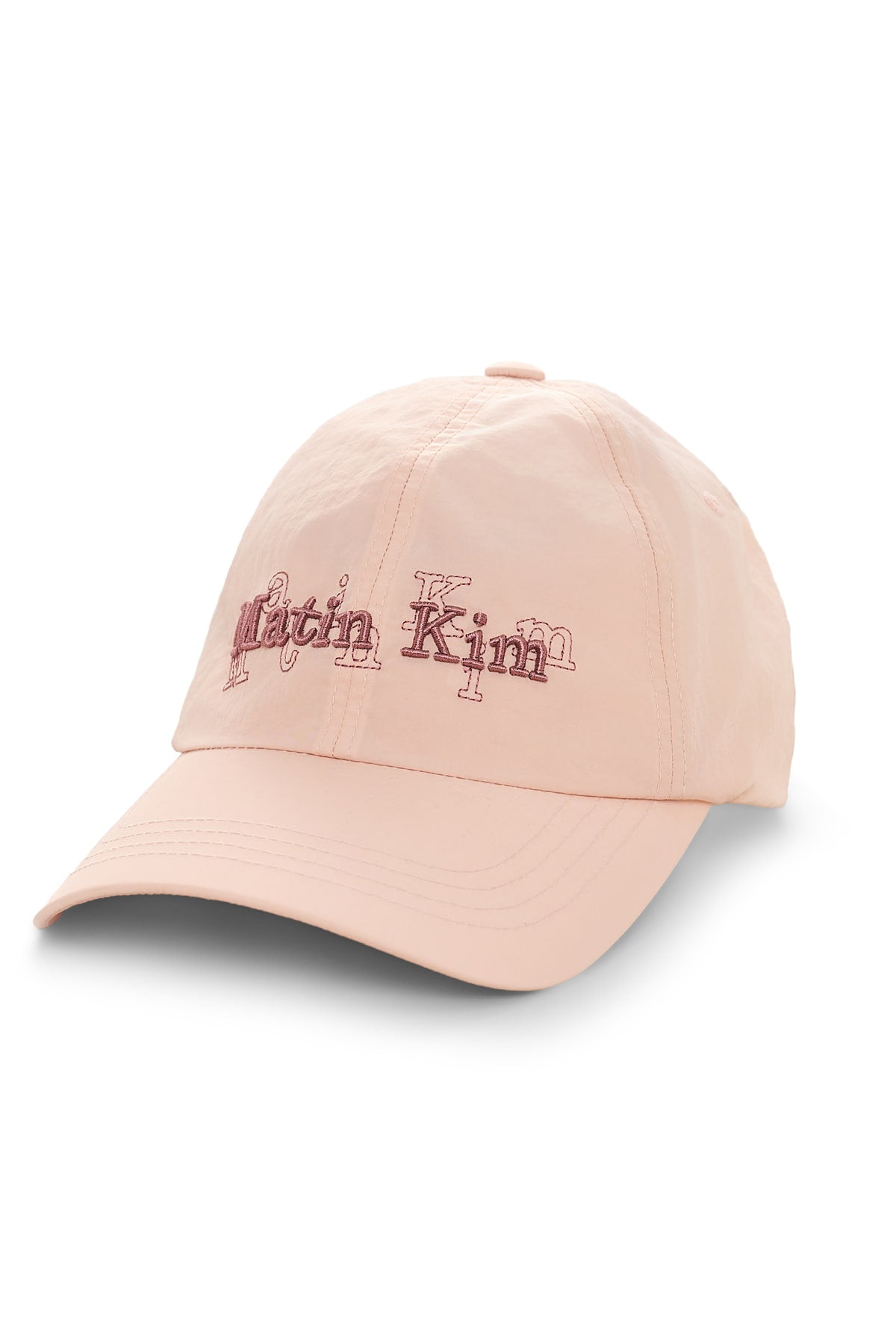 Matin Kim Overlay Logo Ball Cap in Pink 粉紅色 細節圖 1