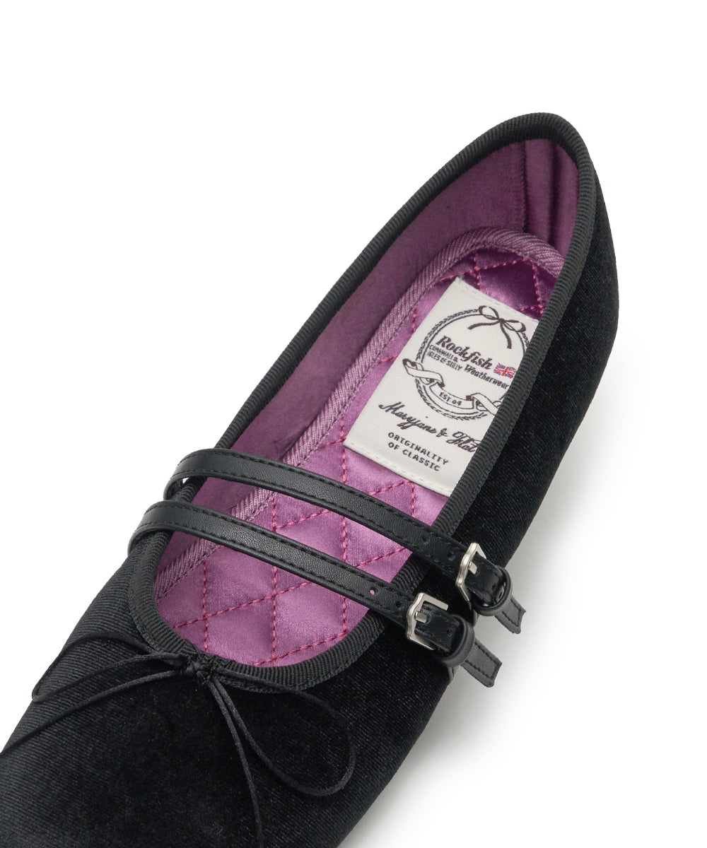 Rockfish Velvet Maryjanes 整體