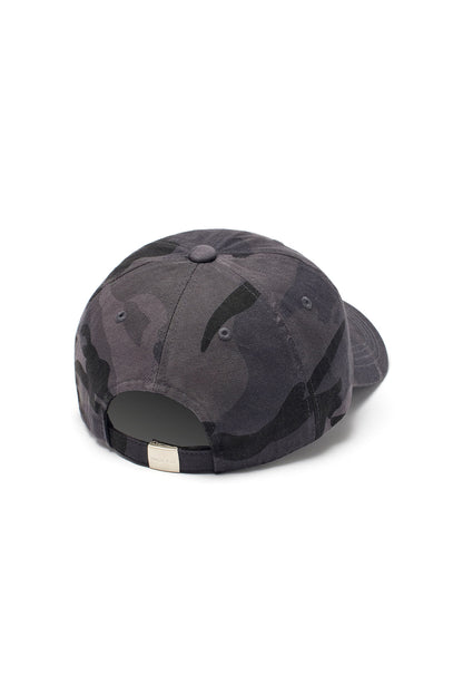 Matin Kim Camouflage Logo Ball Cap in Charcoal 深灰色 細節圖 2