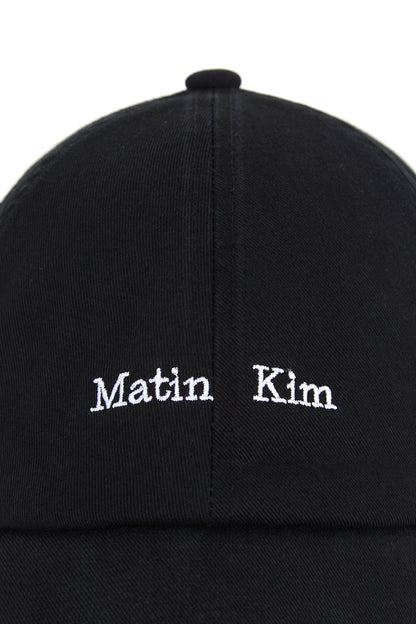 Matin Kim Matin Mini Classic Logo Ball Cap in Black 黑色 細節圖 3