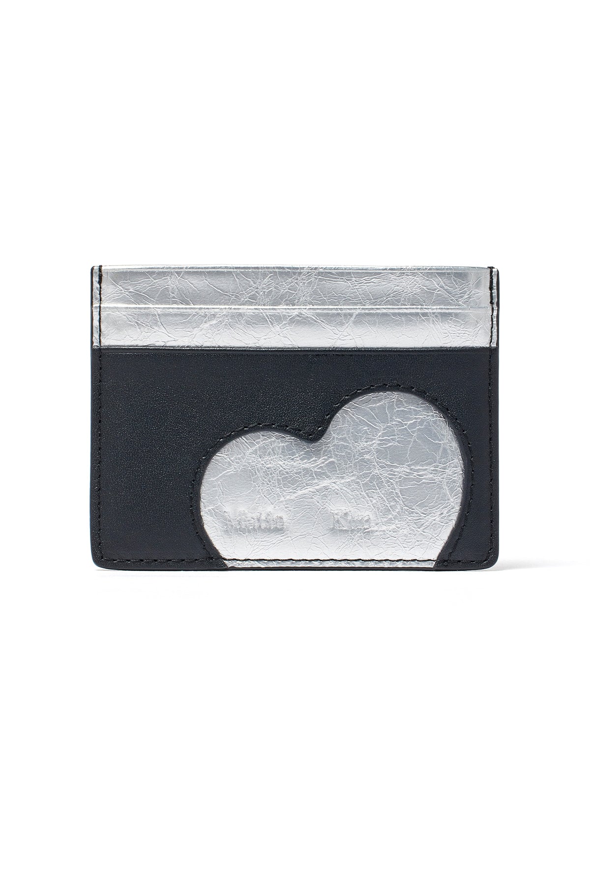 Matin Kim Heart Cut Out Card Wallet in Silver 銀色 卡片銀包 韓國代購 香港