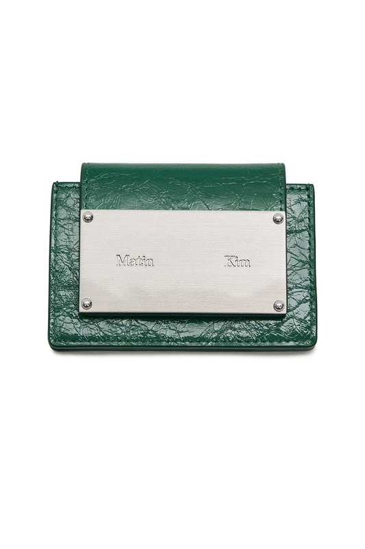 Matin Kim Glazed Accordion Wallet in Green 綠色 風琴銀包 韓國代購 香港