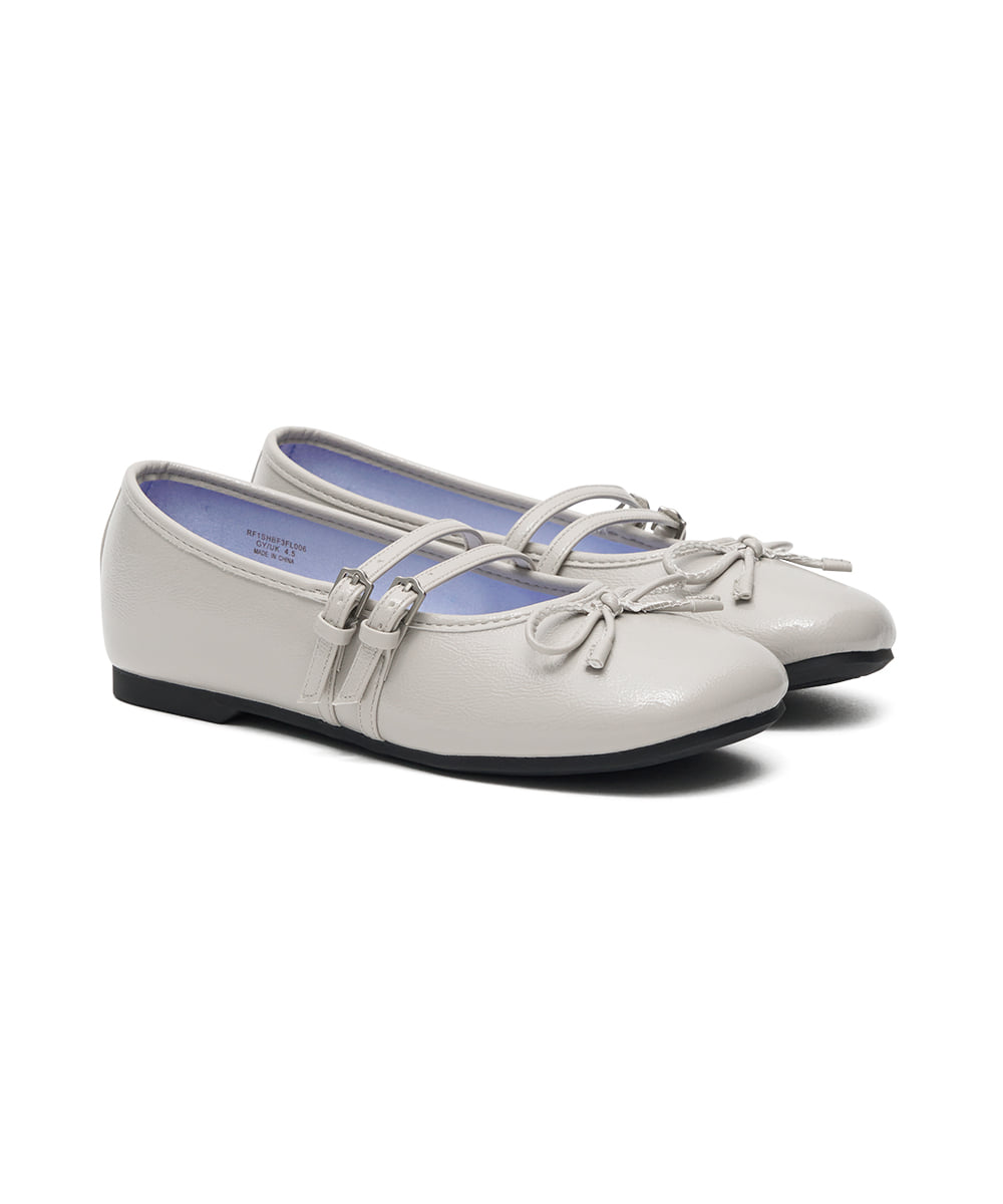 Rockfish - Square Toe Two Strap Maryjanes (Enamel)