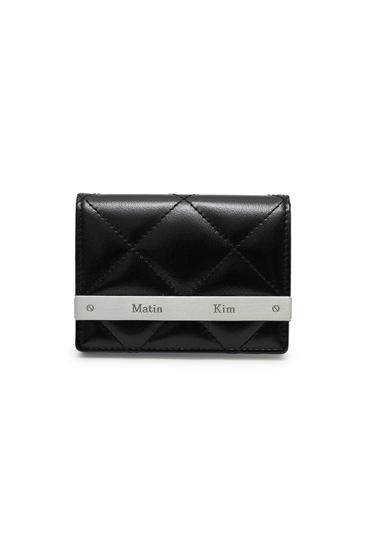 Matin Kim Puff Quilt Wallet in Black 黑色 銀包 韓國代購 香港