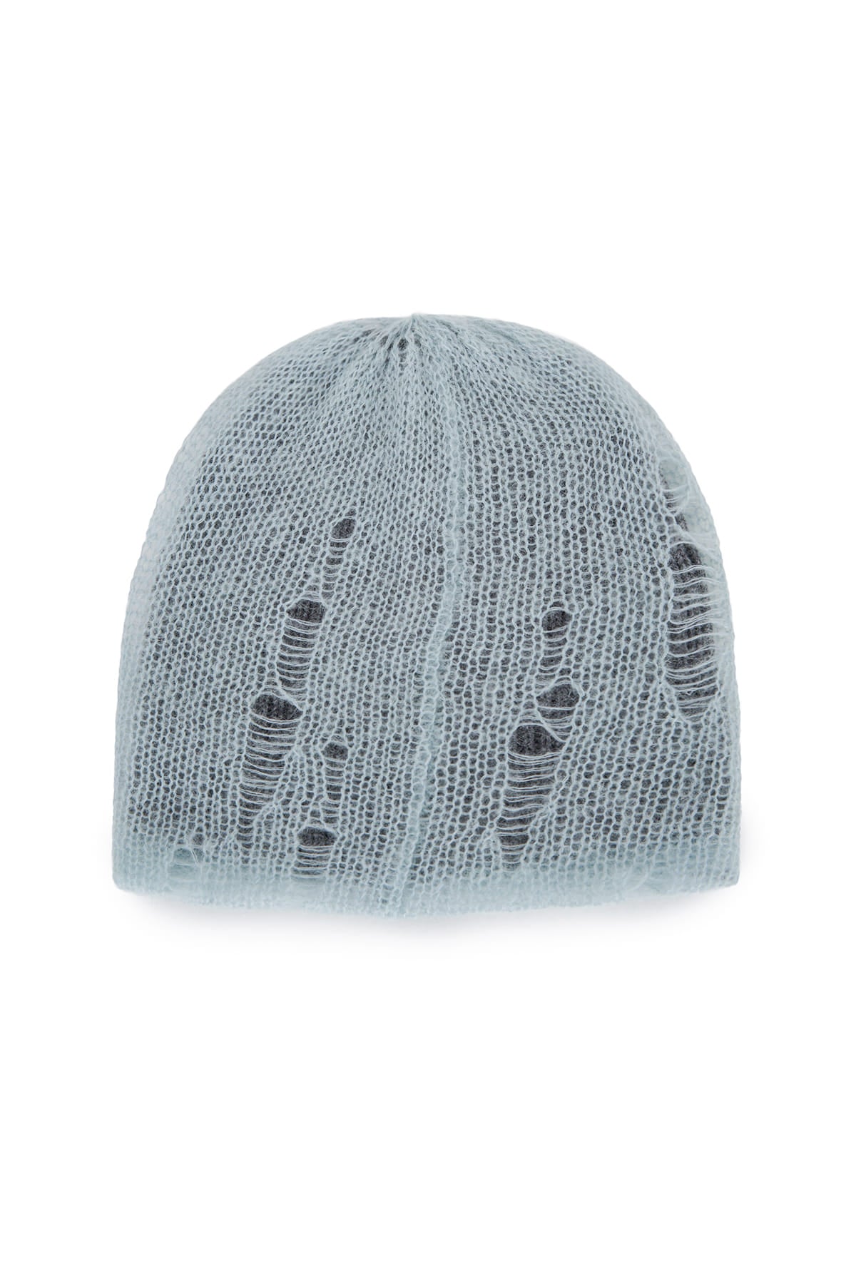 Matin Kim Vintage Layer Knit Beanie in Light Blue 淺藍色 細節圖 1