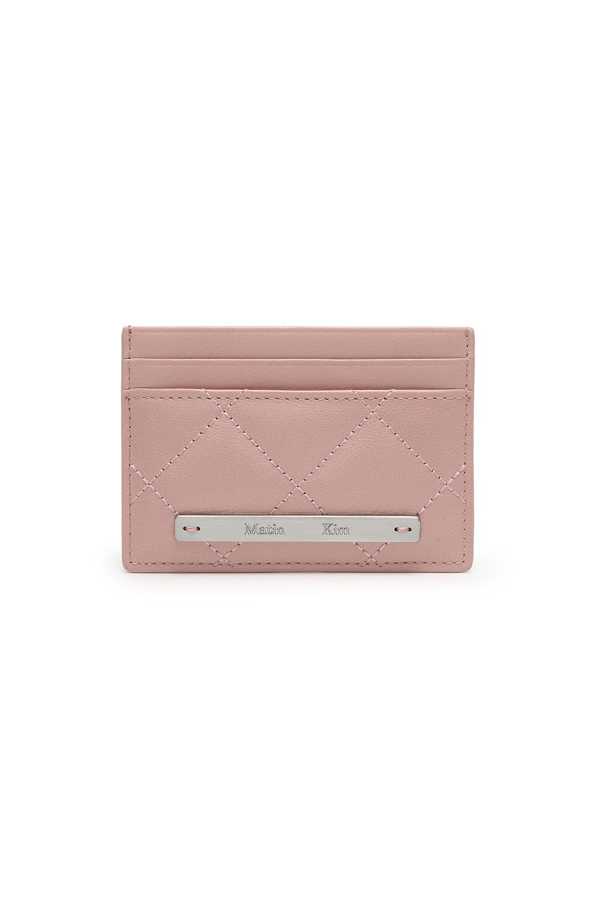 Matin Kim Puff Quilt Card Wallet in Pink 粉紅色 卡片銀包 韓國代購 香港
