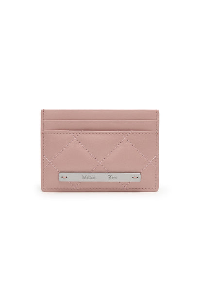 Matin Kim Puff Quilt Card Wallet in Pink 粉紅色 卡片銀包 韓國代購 香港