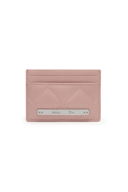 Matin Kim Puff Quilt Card Wallet in Pink 粉紅色 卡片銀包 韓國代購 香港