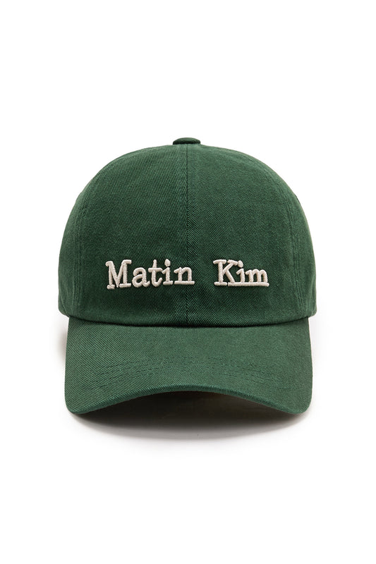 Matin Kim Matin Dusty Classic Logo Ball Cap in Green 綠色 棒球帽 韓國代購 香港