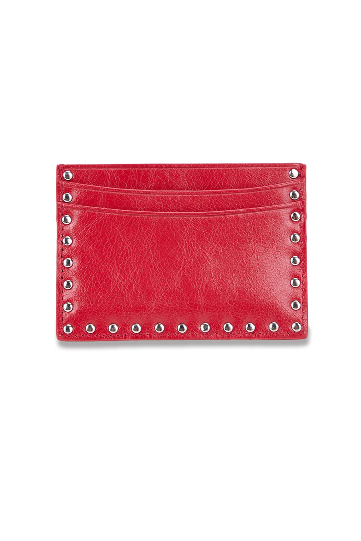 Matin Kim Western Stud Card Wallet in Red 紅色 細節圖 1