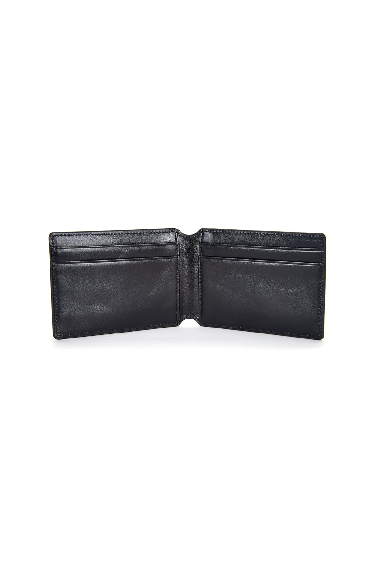 Matin Kim Embossed Logo Business Wallet in Black 黑色 細節圖 2