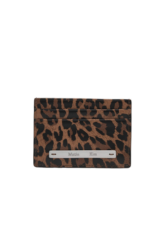 Matin Kim Leopard Vintage Card Wallet in Brown 啡色 卡片銀包 韓國代購 香港