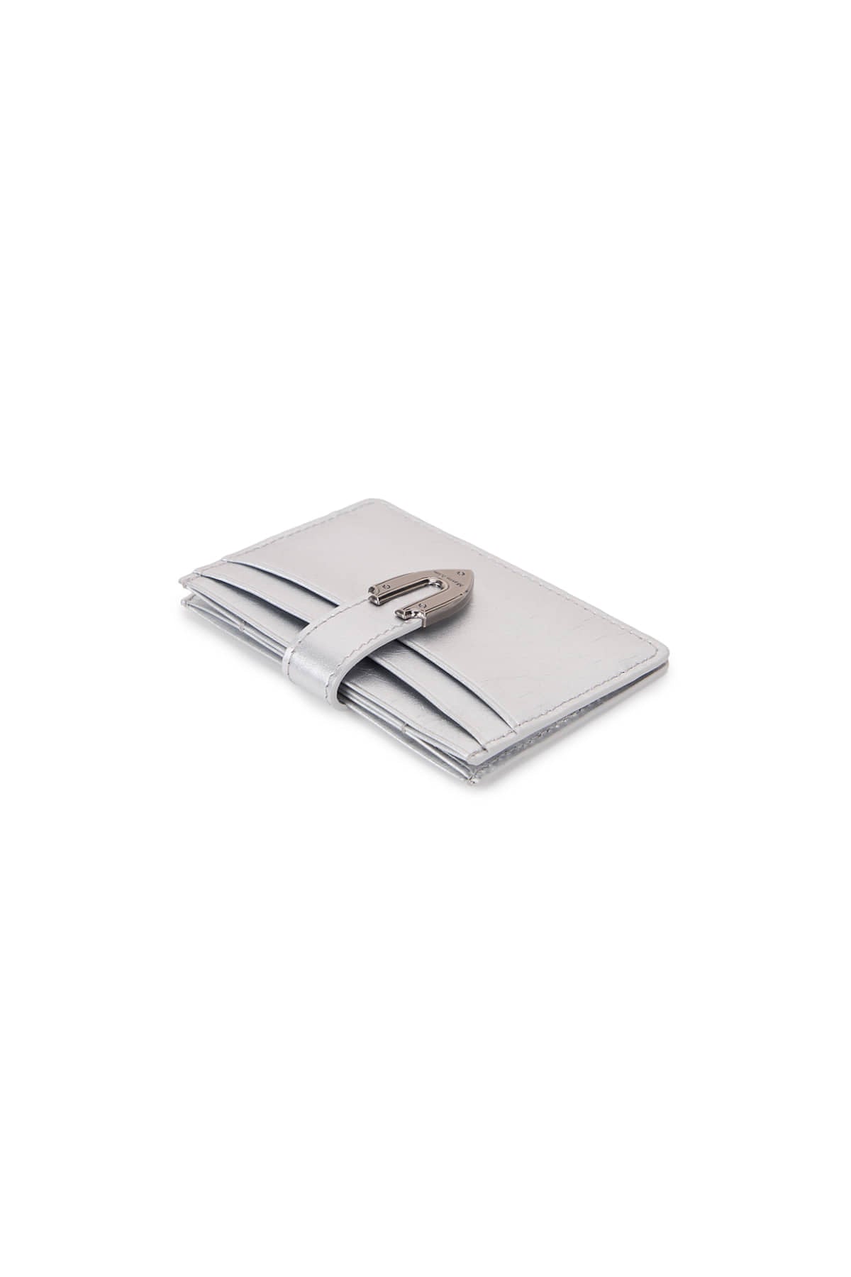 Matin Kim Western Buckle Card Wallet in Silver 銀色 細節圖 2