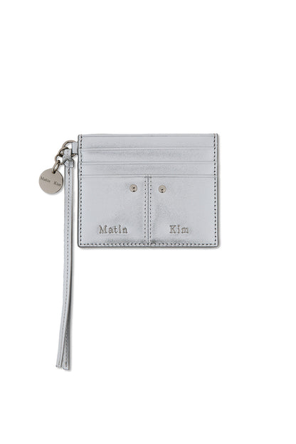 Matin Kim Steel Logo Rivet Card Wallet in Silver 銀色 卡片銀包 韓國代購 香港
