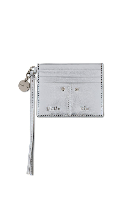 Matin Kim Steel Logo Rivet Card Wallet in Silver 銀色 卡片銀包 韓國代購 香港