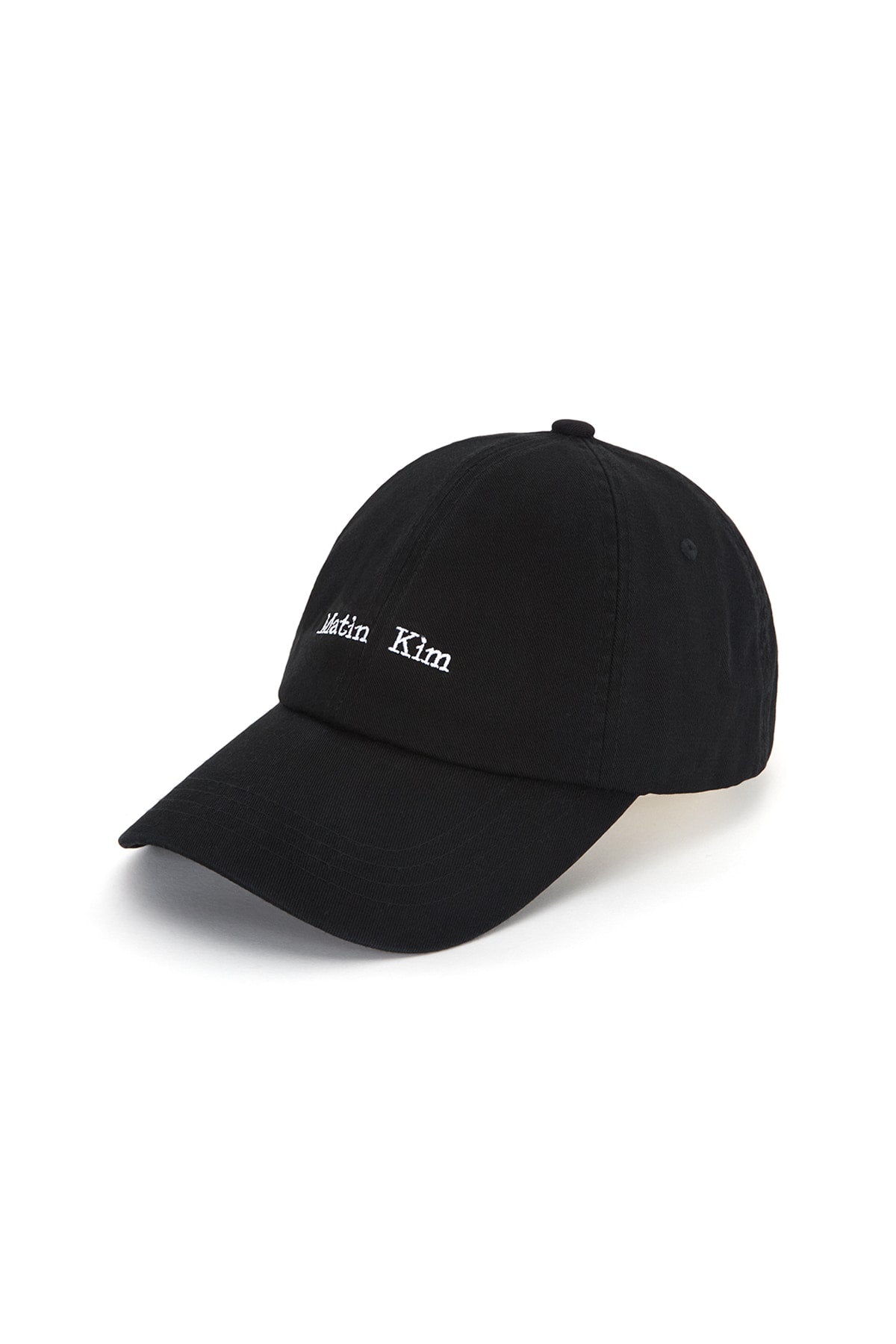Matin Kim Matin Mini Classic Logo Ball Cap in Black 黑色 細節圖 1