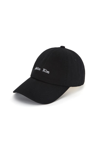 Matin Kim Matin Mini Classic Logo Ball Cap in Black 黑色 細節圖 1
