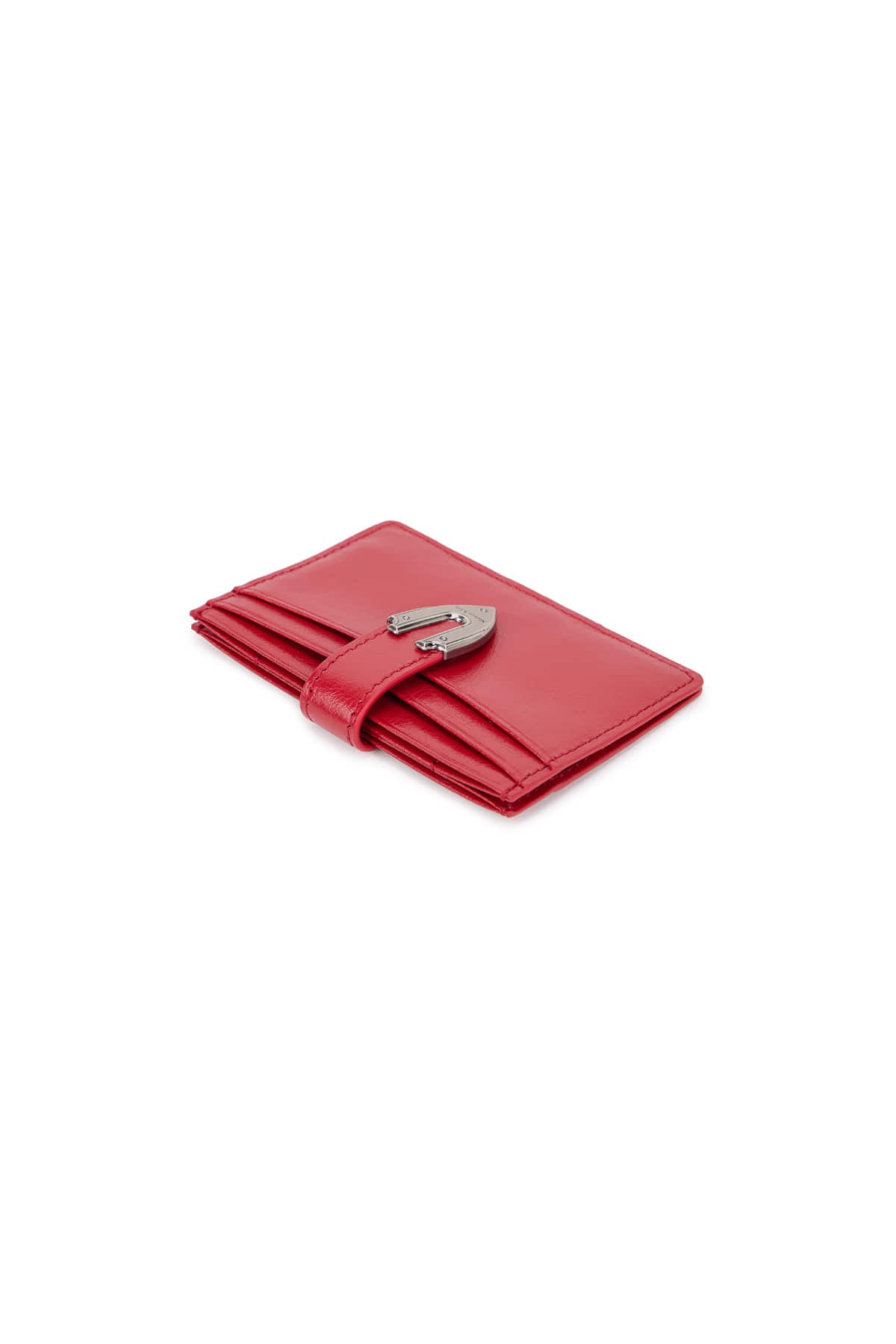 Matin Kim Western Buckle Card Wallet in Red 紅色 細節圖 2