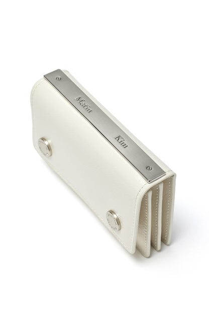 Matin Kim Pocketpack Accordion Wallet in Ivory 象牙白 細節圖 3