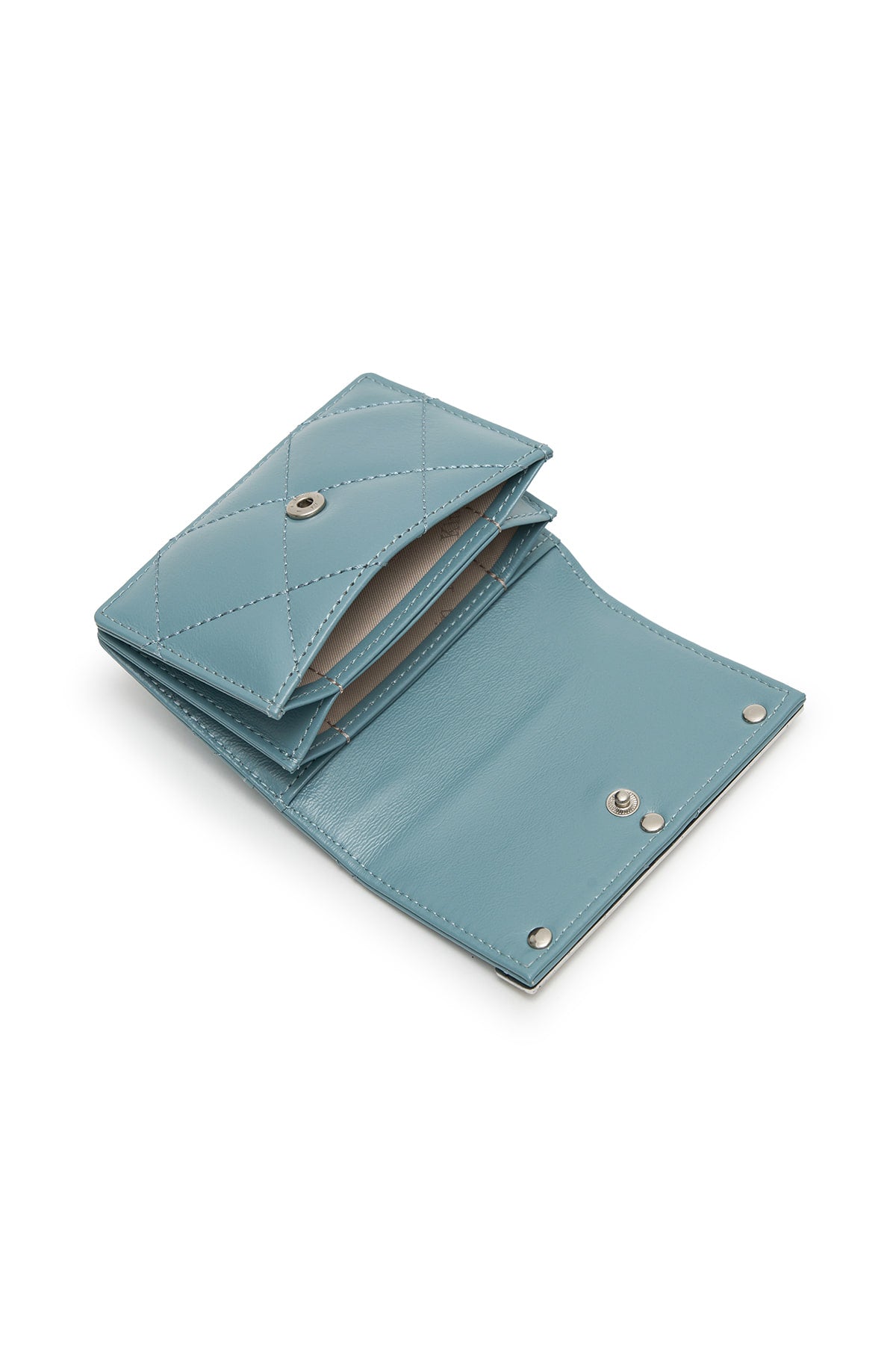 Matin Kim Puff Quilt Wallet in Blue 藍色 細節圖 3