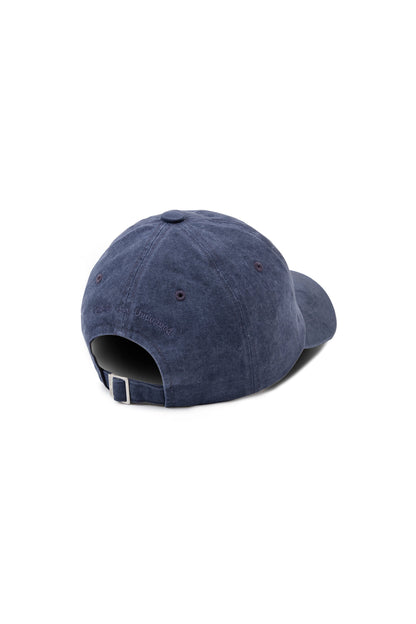 Matin Kim Washed Circle Logo Ball Cap in Navy 海軍藍 細節圖 2