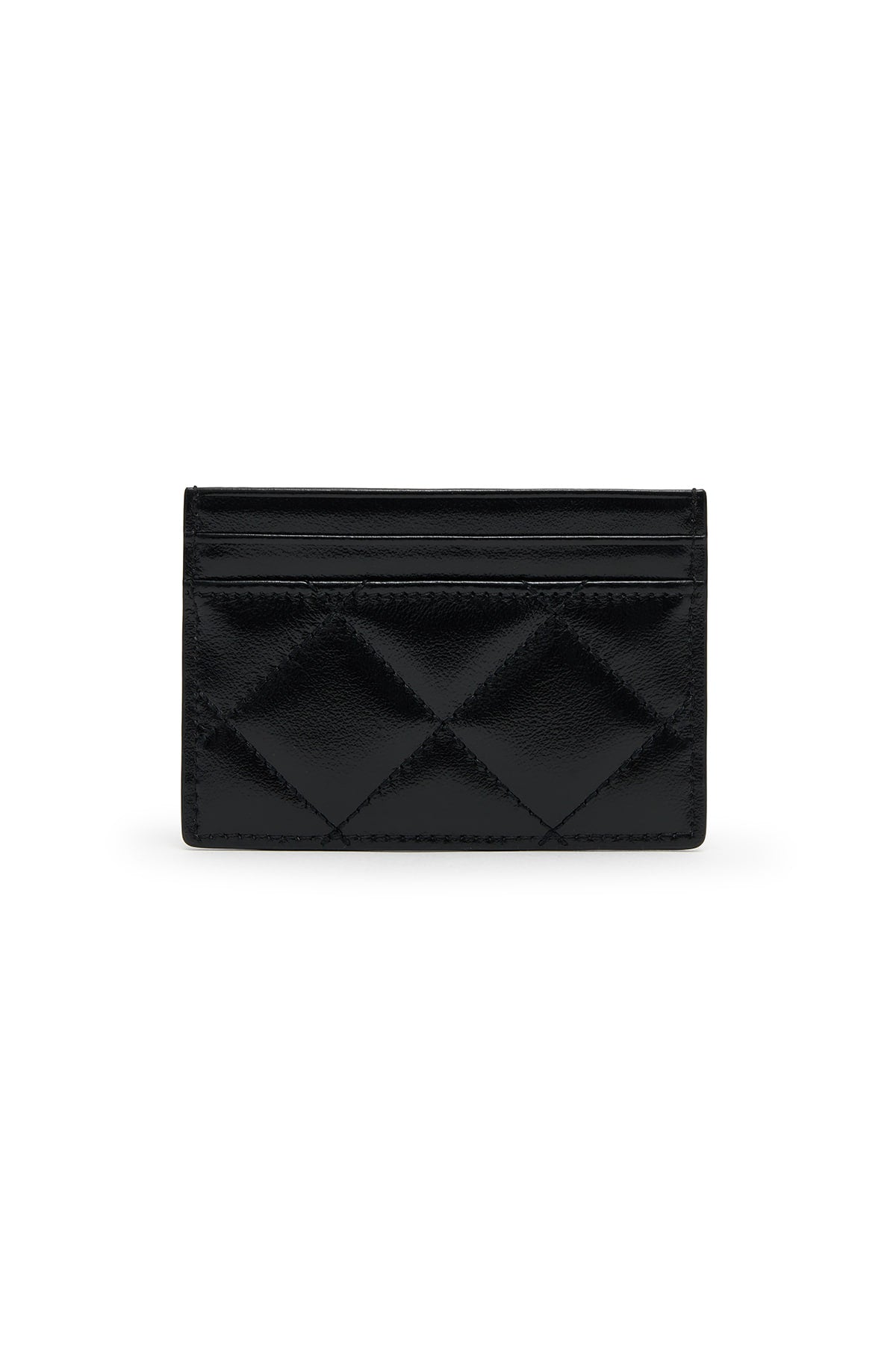 Matin Kim Puff Quilt Card Wallet in Black 黑色 細節圖 1