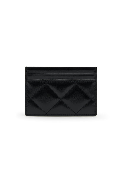 Matin Kim Puff Quilt Card Wallet in Black 黑色 細節圖 1