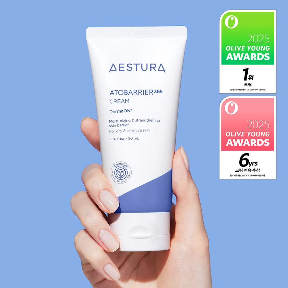 [🏆連續 5 年敏感肌 No.1] AESTURA Atobarrier 365 神經醯胺屏障修護面霜 80ml 香港代購