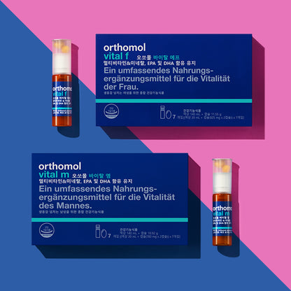 [韓國銷量No.1·男女分齡補給] Orthomol Vital M/F 綜合維他命礦物質飲 7日份 細節圖 2
