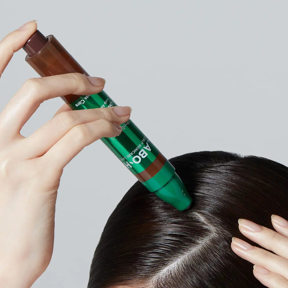 [髮際線後退·益生菌局部精華] LABO-H Hairline Ampoule 益生菌防脫髮營養滾珠精華 15ml×2+洗髮水套裝 細節圖 2