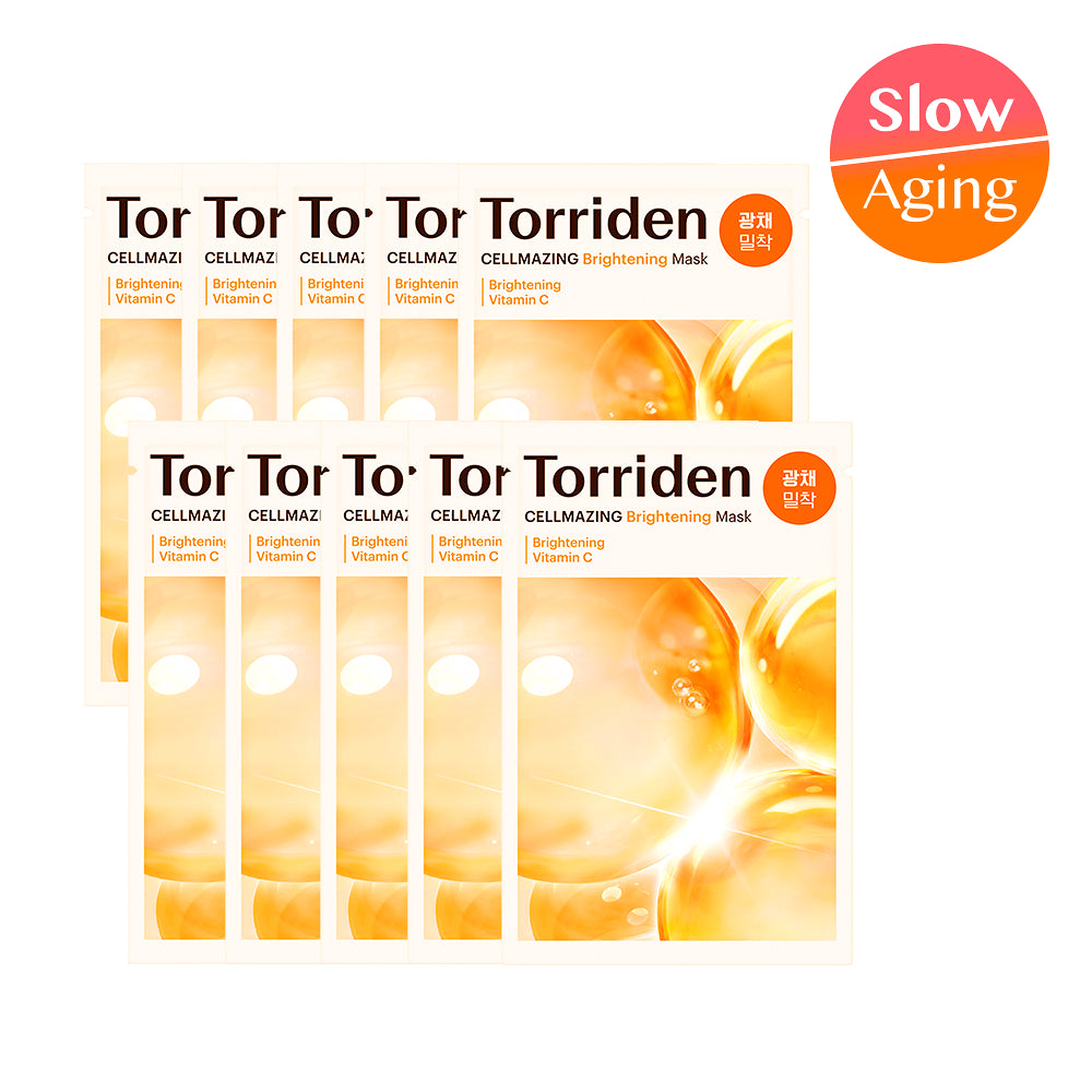 [去暗沉提亮] Torriden Cellmazing Vita C Brightening Mask 維他命C亮白面膜 10片 細節圖 1