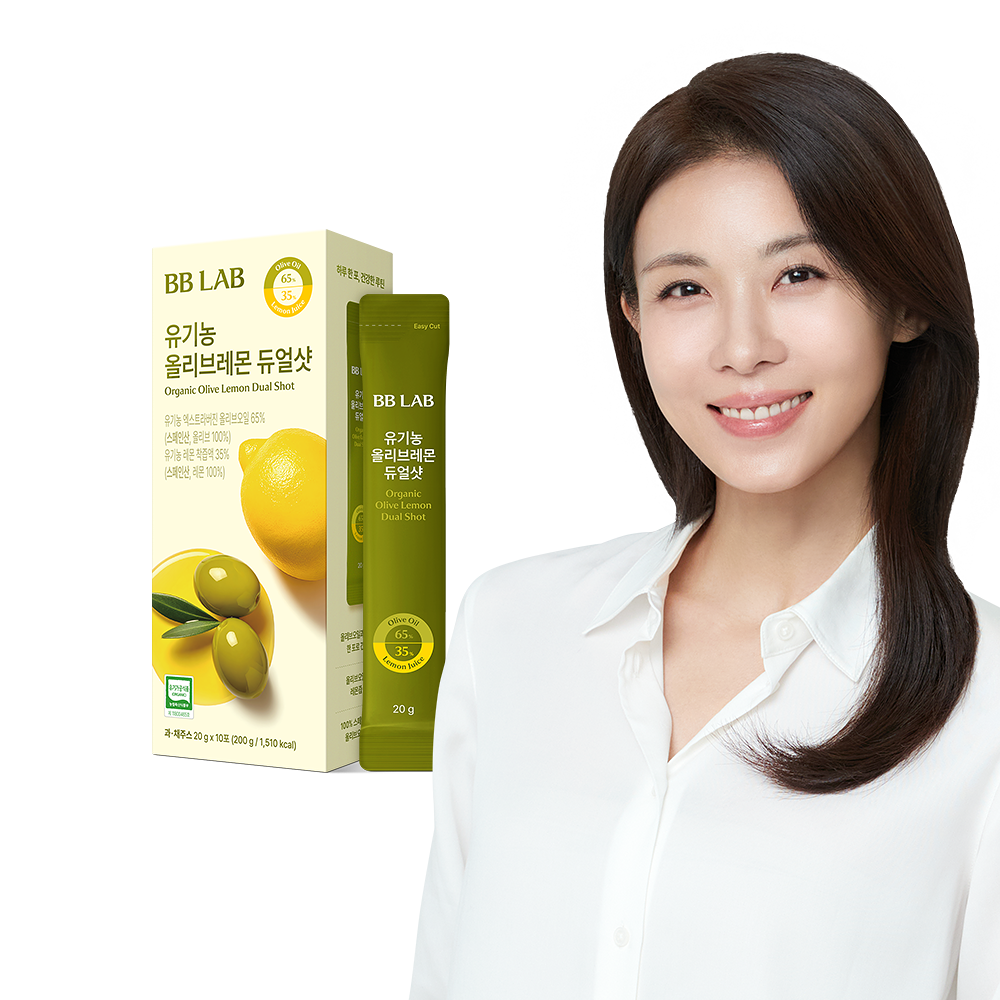[韓星張員瑛·15年堅持推介] BBLAB Organic Olive Lemon Dual Shot 有機橄欖油美顏雙層飲 10瓶 細節圖 3