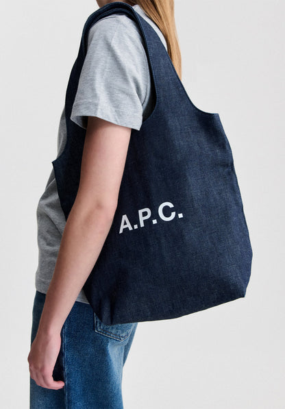 A.P.C. Ninon Small Tote Bag Indigo official product image