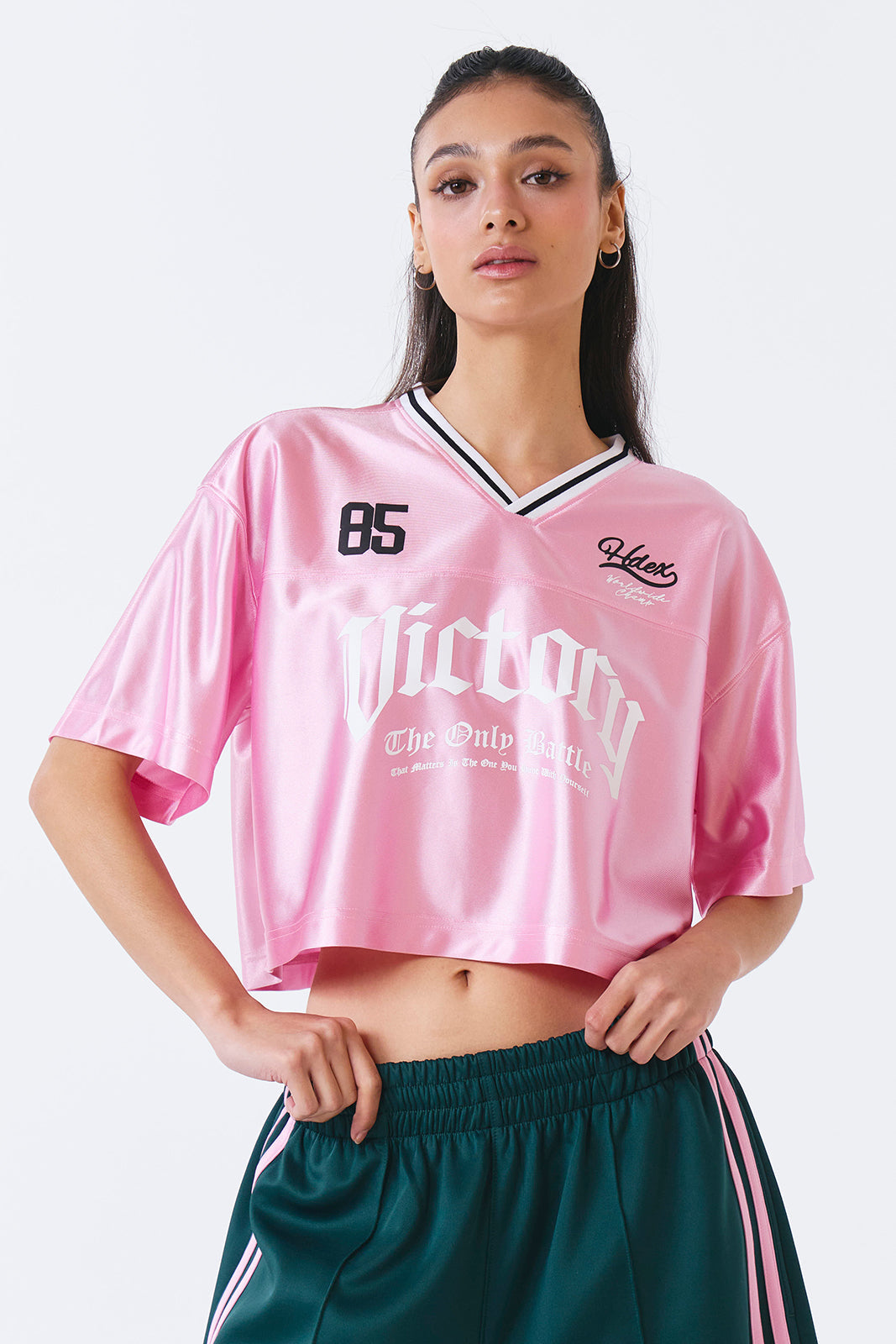 HDEX - Women's Victory Rugby Crop Short Sleeve 細節圖 1