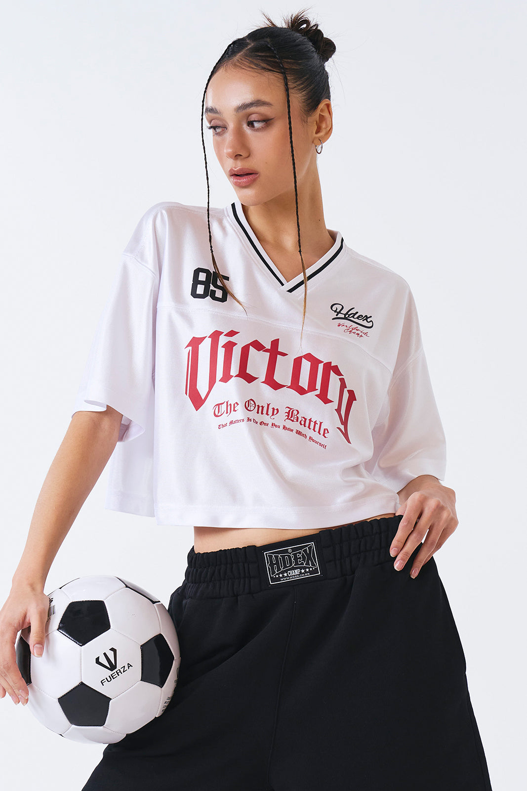 HDEX - Women's Victory Rugby Crop Short Sleeve