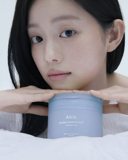 護膚品吸收力即時提升！Abib Sedum Hyaluron Pad Hydrating Touch 高純度透明質酸保濕棉 75片 細節圖 1