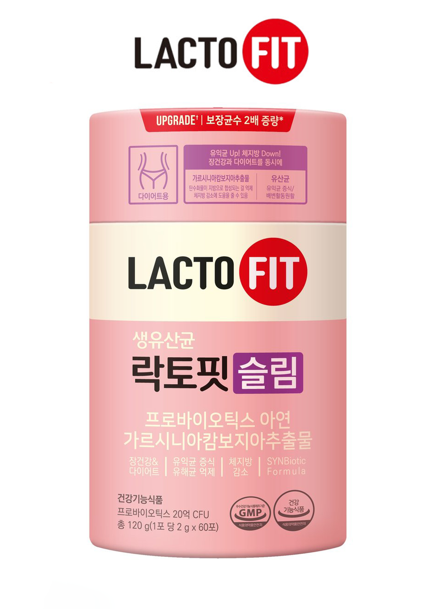 [🏆韓國益生菌·銷量No.1] 鍾根堂 Lacto-fit Slim 升級版纖體瘦身益生菌 60條·30日份 細節圖 1