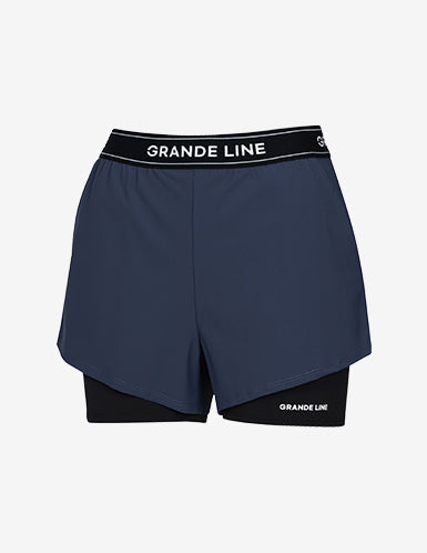 GRANDELINE - El-Stretch Logo Running Short Pants 海軍藍 商品圖片
