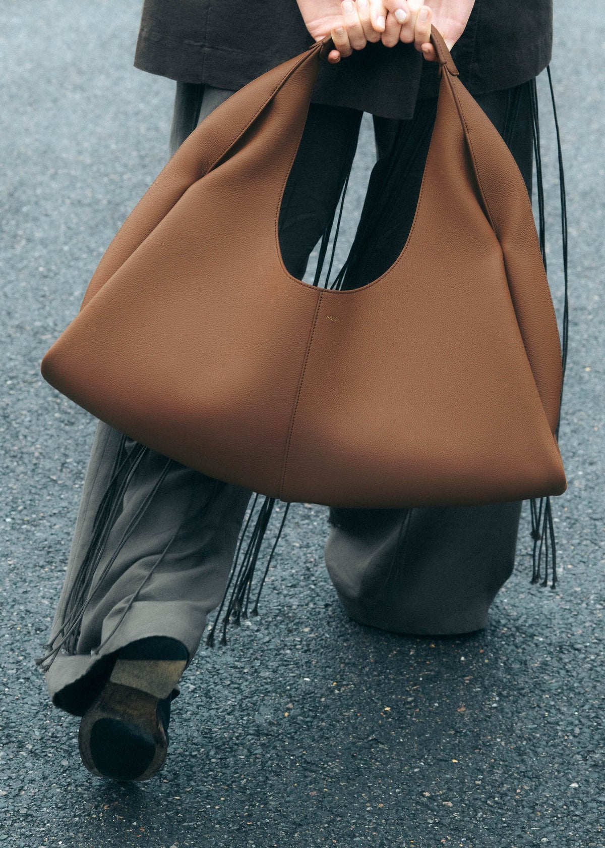 Polène Shuldo Textured Brown model