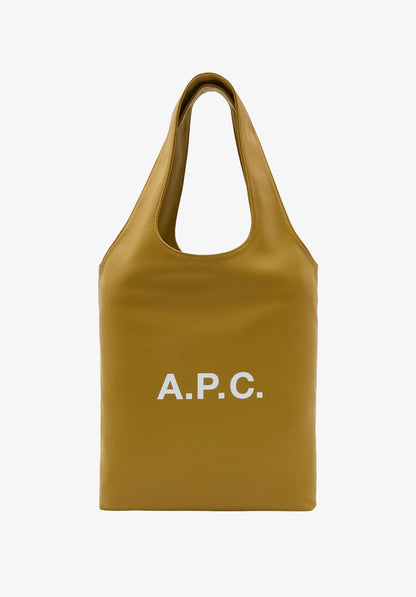 A.P.C. Ninon Small Tote Bag Light Olive official product image