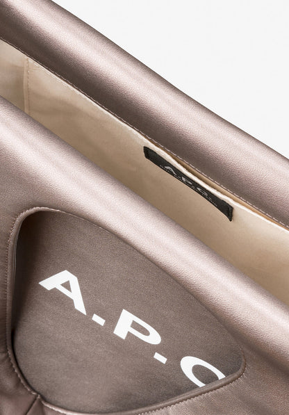 A.P.C. Ninon Small Tote Bag Bronze official inside image